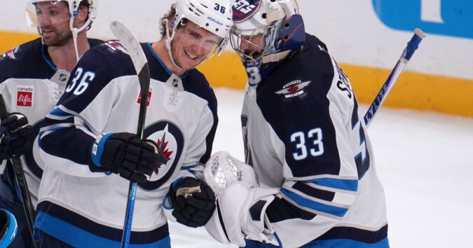 Jets edge Penguins 3-2 as Cole Perfetti scores 9 seconds after tying goal