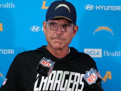 Jim Harbaugh looking for answers in all aspects of the Chargers’ struggling offense Jim Harbaugh looking for answers in all aspects of the Chargers’ struggling offense