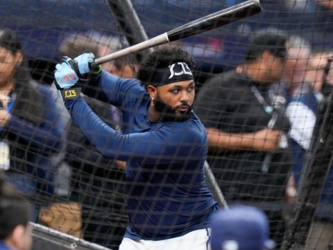 Junior Caminero injures foot during Rays’ rally but says he’ll play in World Series Game 5