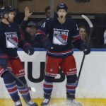 Kartye and Cuylle score 2 each as Rangers down Canucks 6-2 in first game since losing Shesterkin