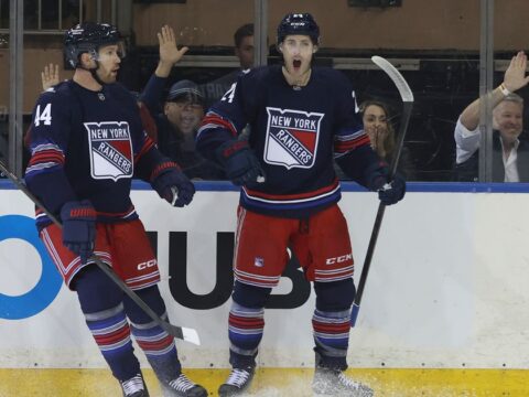 Kartye and Cuylle score 2 each as Rangers down Canucks 6-2 in first game since losing Shesterkin Kartye and Cuylle score 2 each as Rangers down Canucks 6-2 in first game since losing Shesterkin