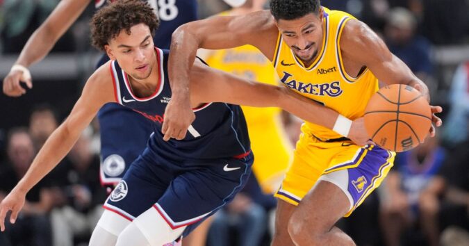 Lakers rout Clippers 103-87 without Luka Doncic