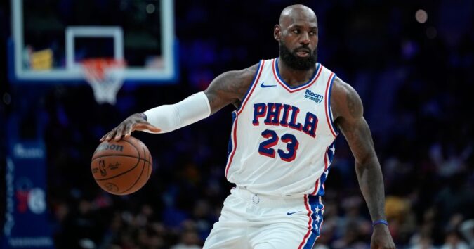 LeBron James is set to open his 24th season in New York when his 76ers visit the Knicks