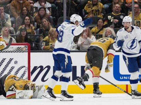 Lightning beat Golden Knights 6-2 as Kucherov ties franchise points record