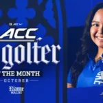 Malixi Named ACC Women’s Co-Golfer of the Month