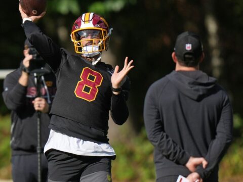 Marcus Mariota to start for Commanders against Colts in London with Jayden Daniels ruled out