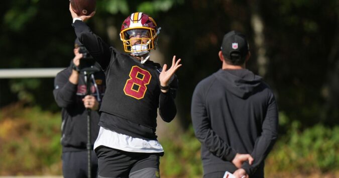 Marcus Mariota to start for Commanders against Colts in London with Jayden Daniels ruled out