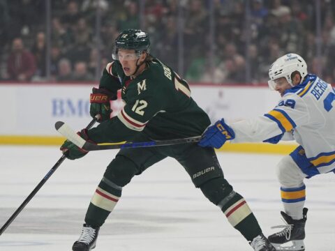 Matt Boldy has 5th career hat trick and Wild beat Blues 5-4