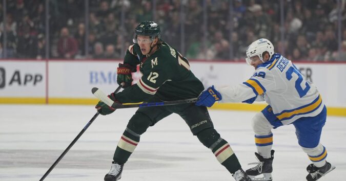 Matt Boldy has 5th career hat trick and Wild beat Blues 5-4