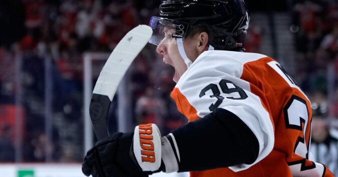 Matvei Michkov scores 2 goals and Flyers beat Avalanche 3-2 for 2nd straight win