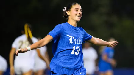 Minestrella Scores; Blue Devils Draw, 1-1, with California