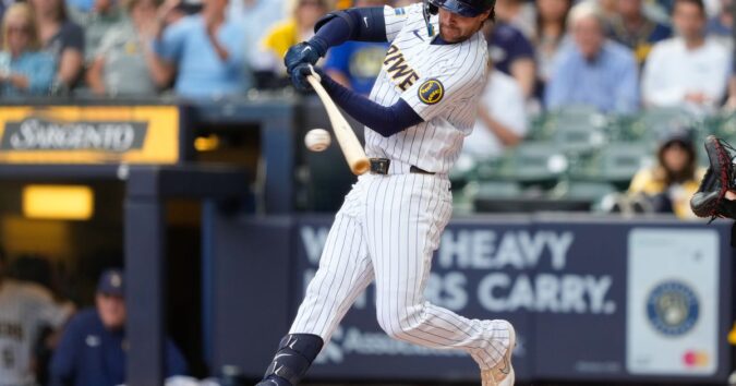 MLB-best Brewers score in bunches but rarely homer, upending baseball’s launch-angle revolution