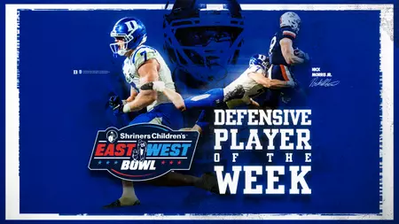 Morris Jr. Tabbed East-West Bowl Player of the Week