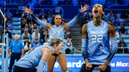 No. 25 Volleyball Wins Five Set Thriller Over Georgia Tech, 3-2 No. 25 Volleyball Wins Five Set Thriller Over Georgia Tech, 3-2