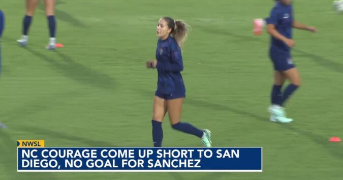 No new record for Sanchez as NC Courage lose 2-1 to San Diego