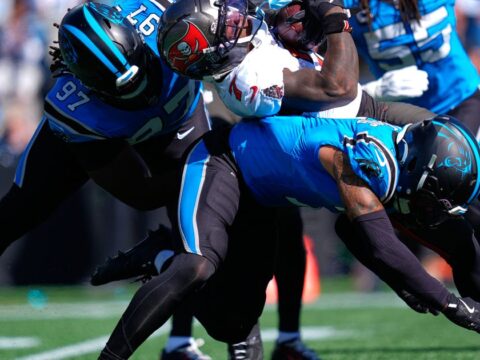 Panthers’ run defense springs a leak again against Tampa Bay with Packers up next on Thursday night Panthers’ run defense springs a leak again against Tampa Bay with Packers up next on Thursday night