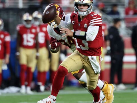 Purdy and the 49ers build a big lead and hold on to beat the Commanders 23-17