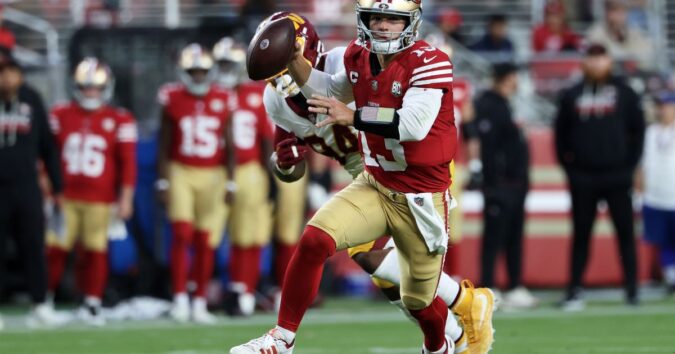 Purdy and the 49ers build a big lead and hold on to beat the Commanders 23-17