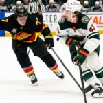 Quinn Hughes has a goal and an assist in his Vancouver return in Wild's 4-2 victory