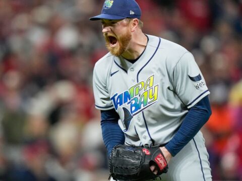 Rasmussen shines as Rays beat Guardians 3-1 in Game 5 to take a 3-2 ALCS lead Rasmussen shines as Rays beat Guardians 3-1 in Game 5 to take a 3-2 ALCS lead
