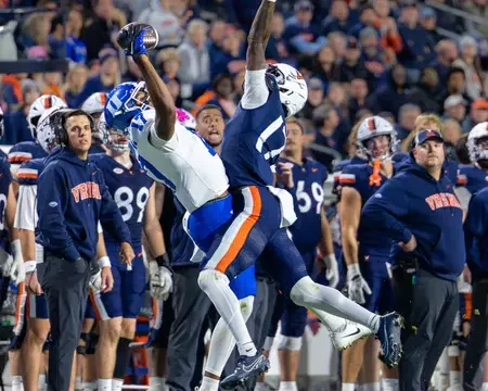 Sheppard Throws Winning Touchdown; Defense Shines in 19-16 Win at Virginia Sheppard Throws Winning Touchdown; Defense Shines in 19-16 Win at Virginia