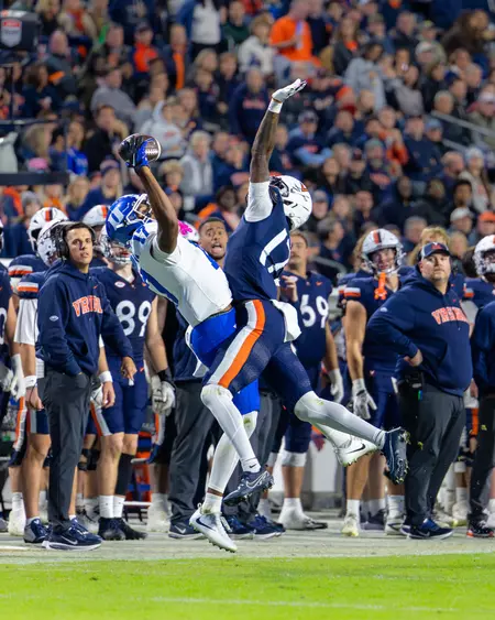 Sheppard Throws Winning Touchdown; Defense Shines in 19-16 Win at Virginia