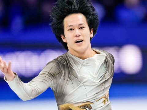Siao leads as Olympic champ Shaidorov falls on figure skating Grand Prix return