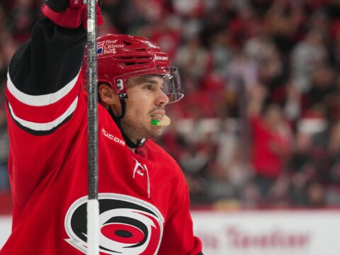 Stankoven lights the lamp thrice to pace another big night for the Canes’ offense Stankoven lights the lamp thrice to pace another big night for the Canes’ offense