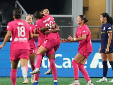 The Courage shut out the Reign 1-0 to climb above playoff line