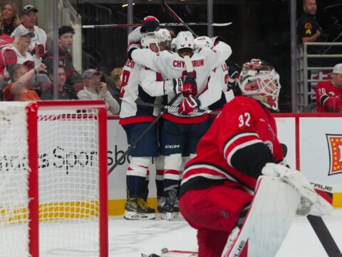 The Hurricanes break their goalless drought but get pummeled by the Capitals at home The Hurricanes break their goalless drought but get pummeled by the Capitals at home