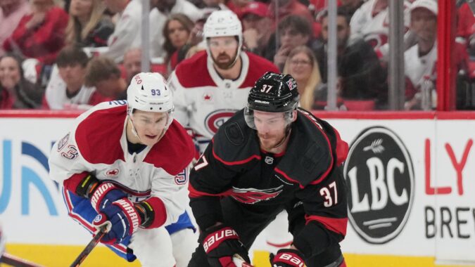 The Hurricanes head north to Montreal for an Eastern Conference Finals rematch