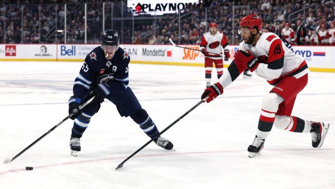 The Hurricanes’ long road trip begins in Winnipeg against the Hellebuyck-less Jets