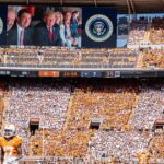 The midterm elections won't keep Trump from college football on Saturday. A hurricane might
