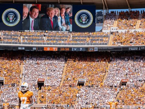 The midterm elections won’t keep Trump from college football on Saturday. A hurricane might