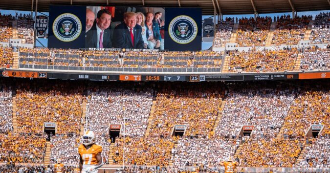 The midterm elections won’t keep Trump from college football on Saturday. A hurricane might