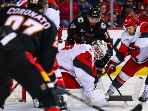 The road trip rolls into Calgary as the Hurricanes look for another weekend sweep