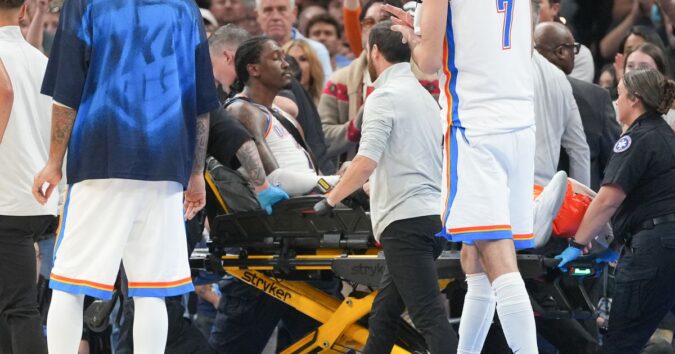 Thunder lose Jalen Williams to serious lower leg injury late in win over Clippers
