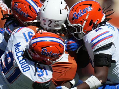 Tramell Jones Jr. leads Florida to 27-24 upset win over No. 7 Texas in first career start Tramell Jones Jr. leads Florida to 27-24 upset win over No. 7 Texas in first career start