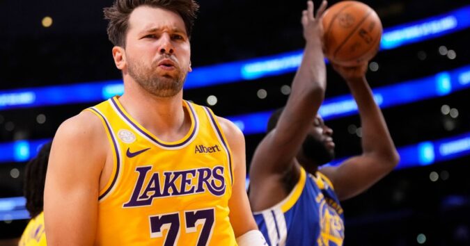 Warriors rookie Yaxel Lendeborg calls out Luka Doncic, both on court and after huge loss to Lakers