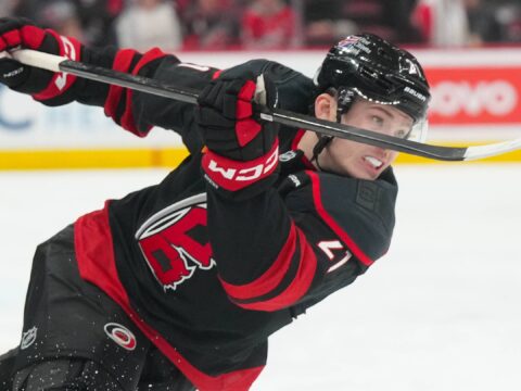 What role should Alexander Nikishin play once he returns to the Carolina Hurricanes?