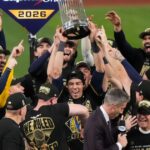 Yelich pays tribute to Uecker after finally leading Brewers to their first World Series title