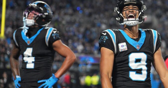 Young, McMillan connect for 2 TDs to lead Panthers past Lions 32-26 Young, McMillan connect for 2 TDs to lead Panthers past Lions 32-26